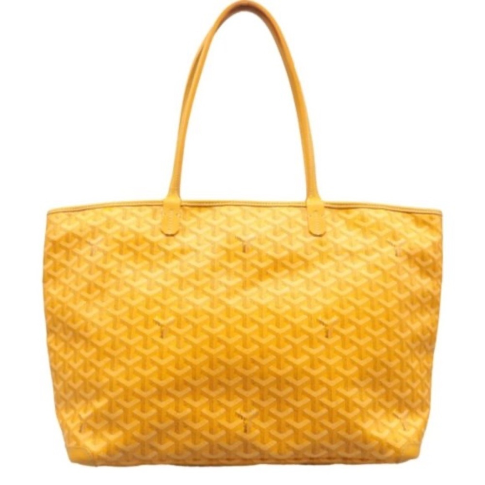 100% Authentic Goyard Yellow Leather Tote Bag - Picture 1 of 11